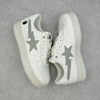 Bape STA Low White Grey