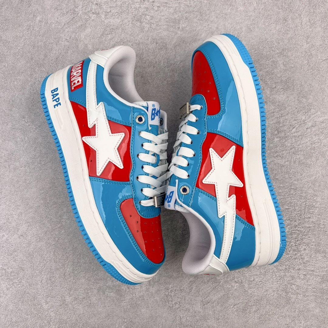 Bape STA Low Marvel Comics Captain America