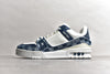 Trainer White and Blue