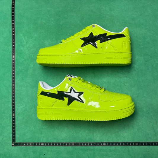 Bape STA Low Verde Fluorescente