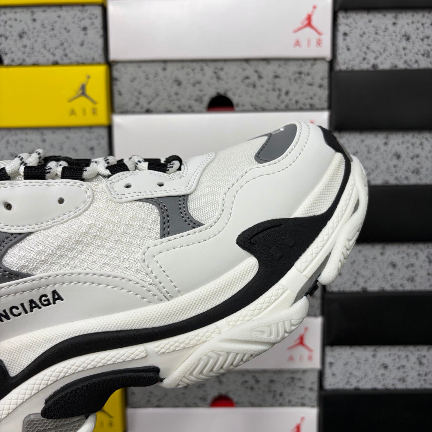 BLG Triple S White/Grey/Black