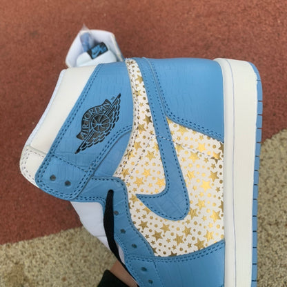 AJ1 High North Carolina Blue Star