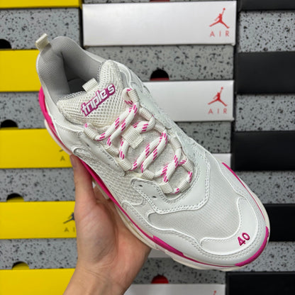 BLG Triple S White/Pink