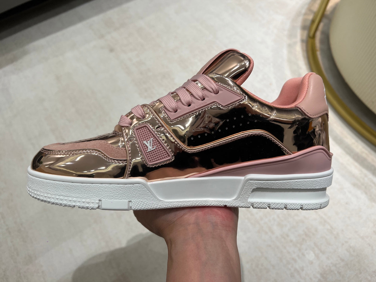 Trainer Metallic Pink
