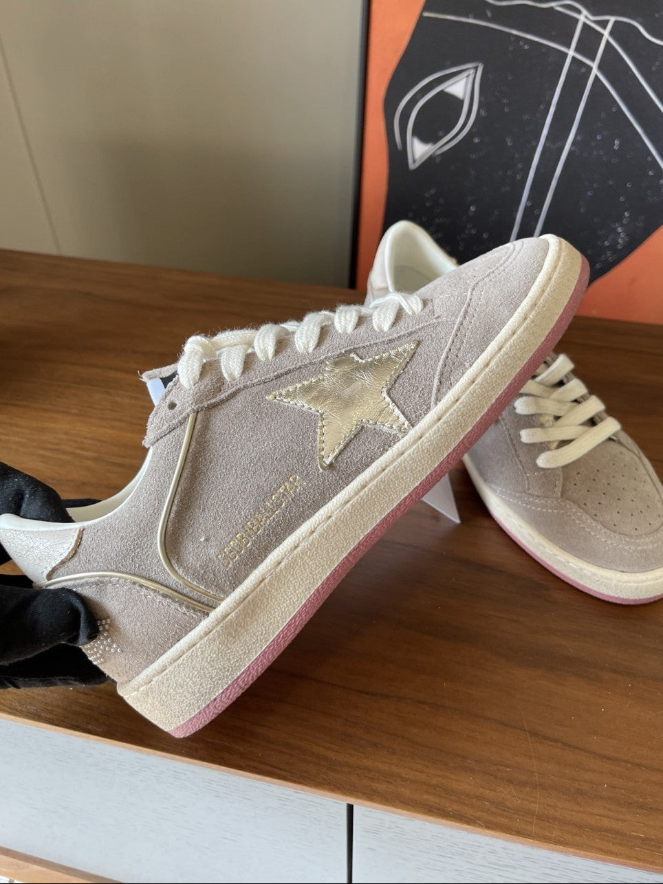 GDGS Ballstar Gold Star Velut Brown