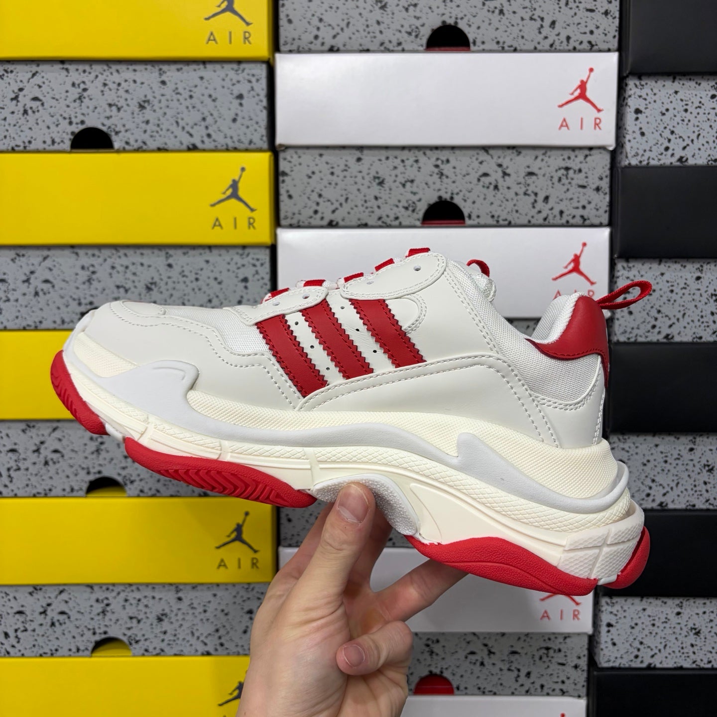 BLG Triple S x Adidas White/Red