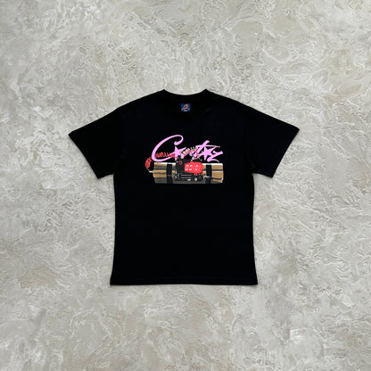 no time 4 luv tee-black