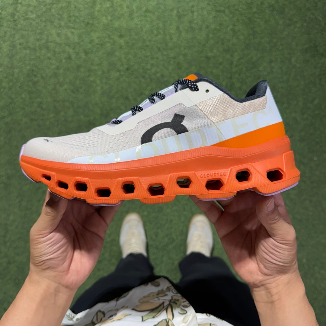 Cloudmonster White Orange