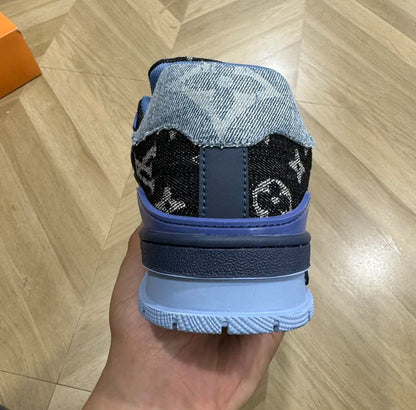 Trainer Denim Black and Blue