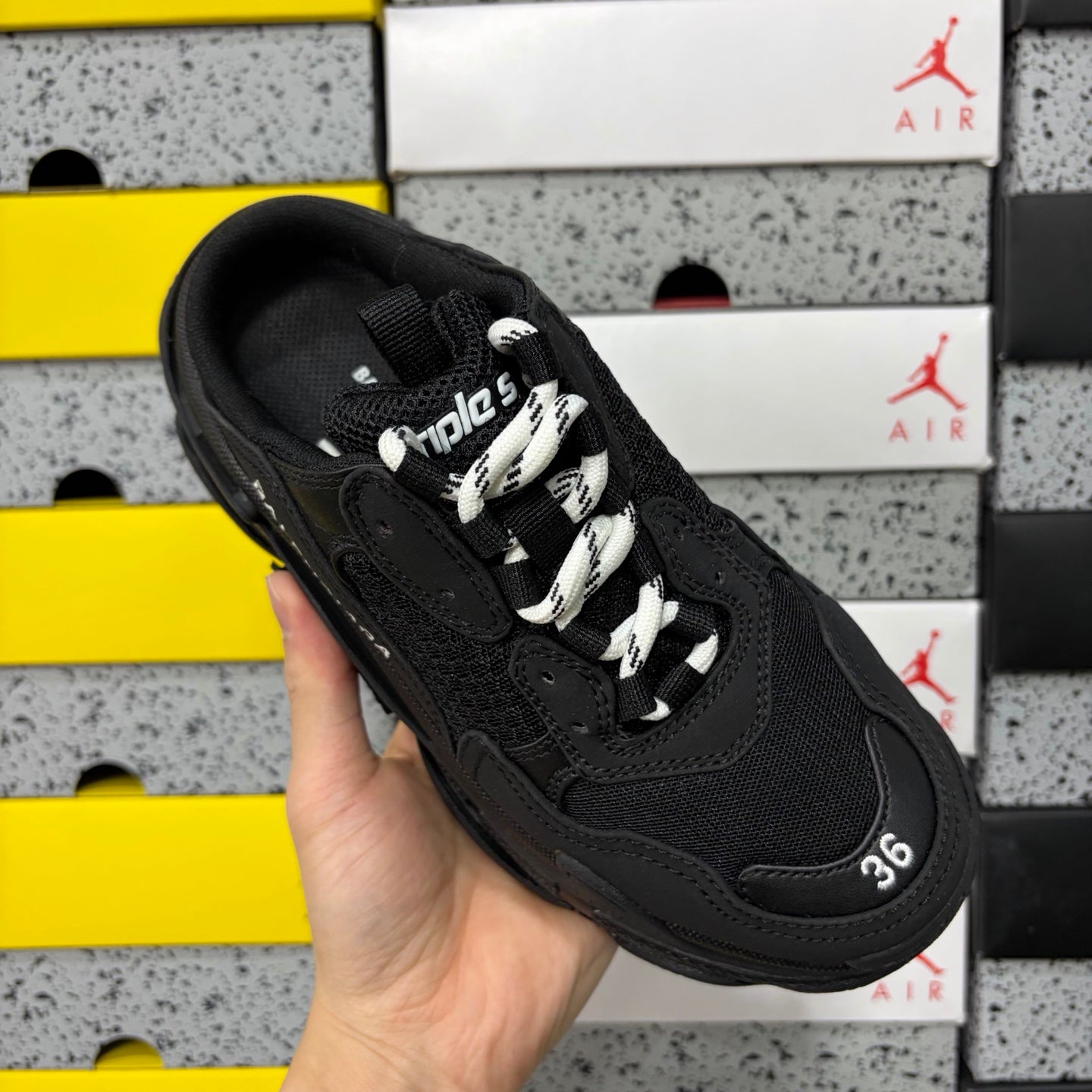 BLG Triple S Mule Black