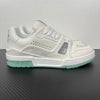 Trainer White and Mint Green