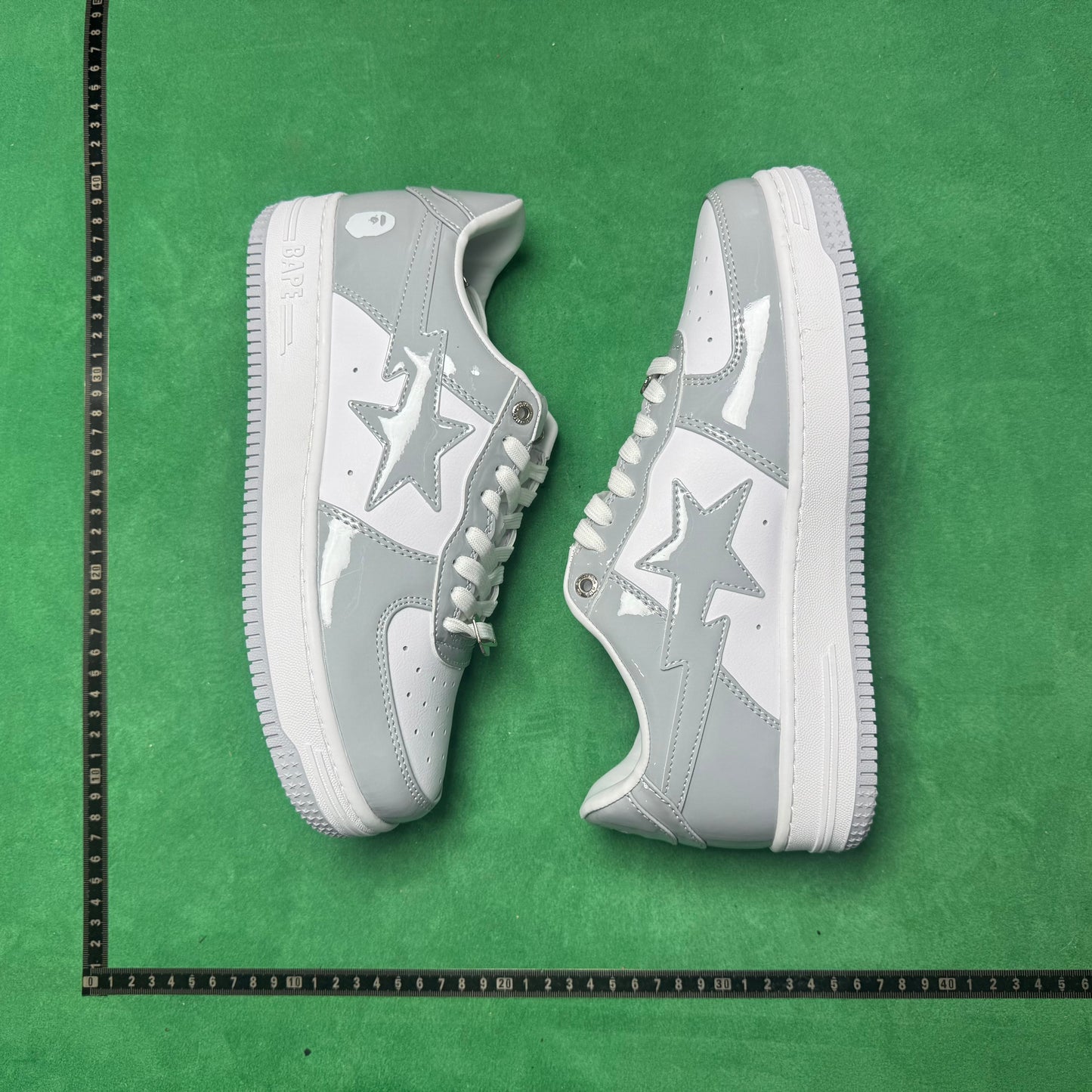 Bape STA Low Grey and White