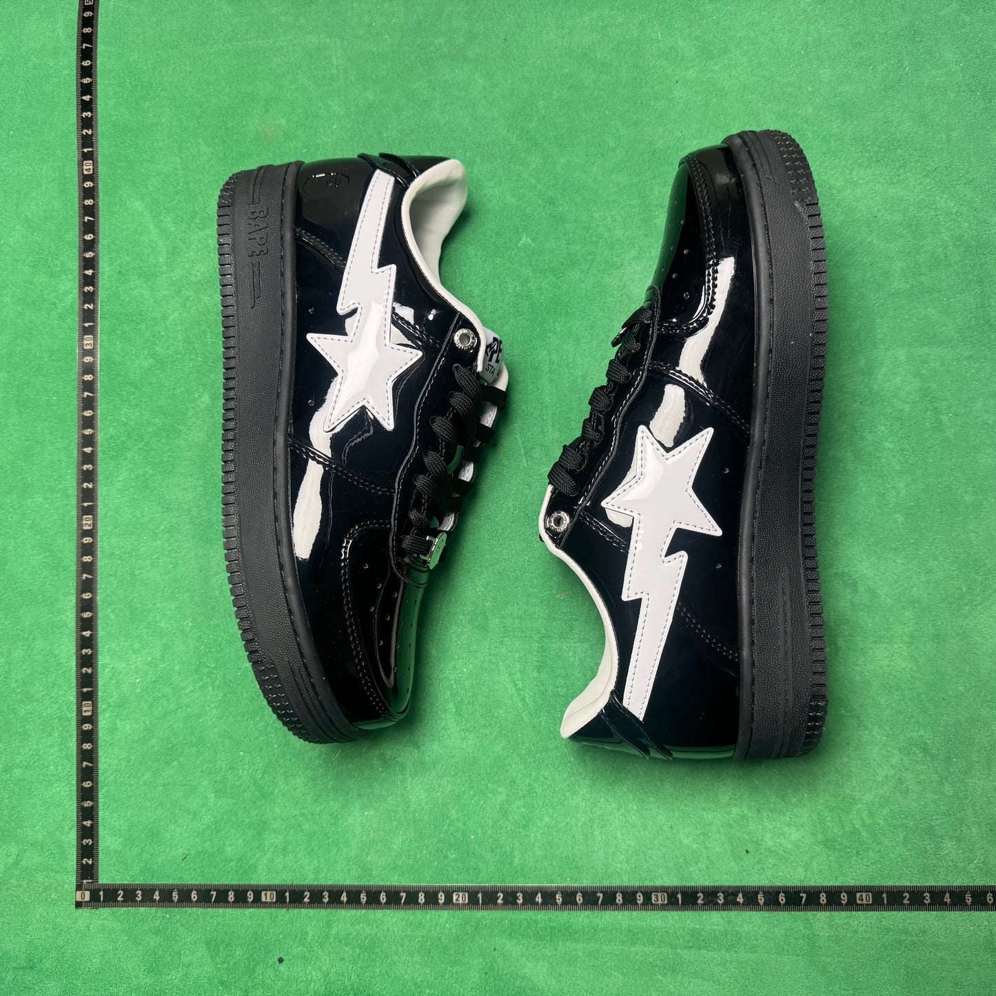 Bape STA Low Black and White