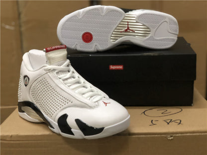 AJ14 Sup White and Red