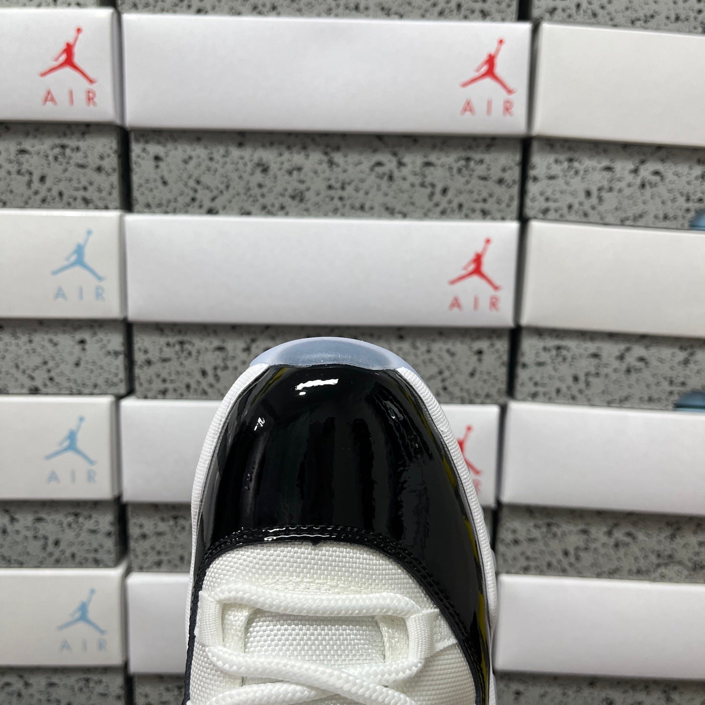 AJ11 Low Black and White
