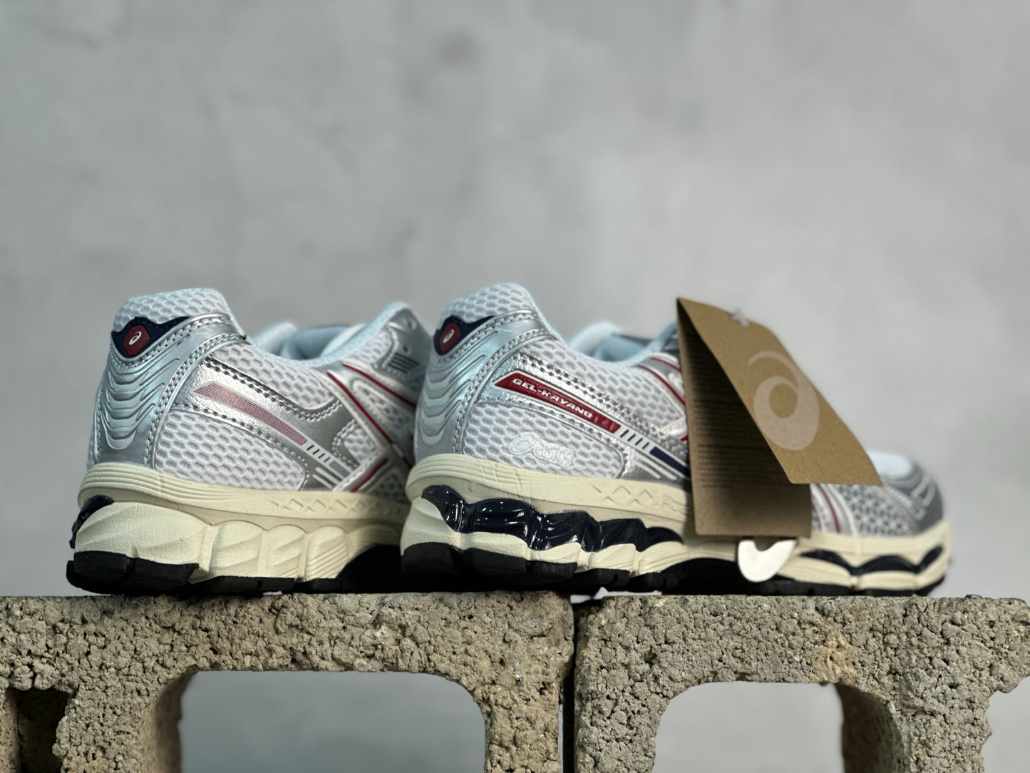 GEL-Kayano 12.1 Silver/Red