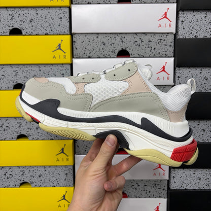 BLG Triple S Mule White/Black/Red/Beige