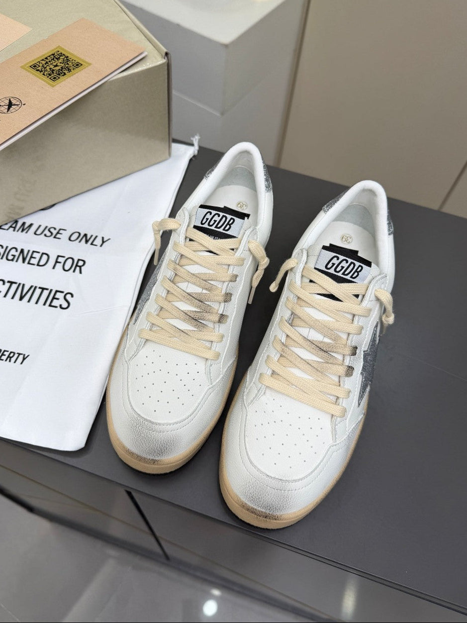GDGS Ballstar Gum Sole White Body Silver Moon Star
