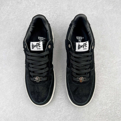 Bape STA Low Black Suede