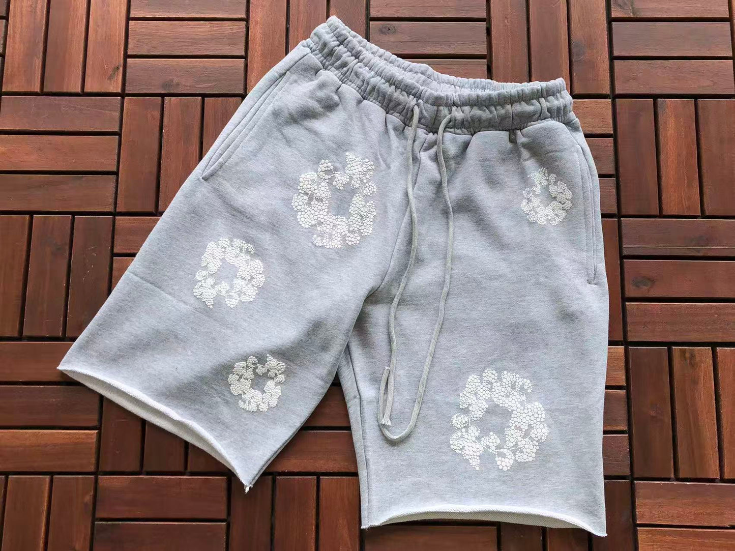 Denim T Calções