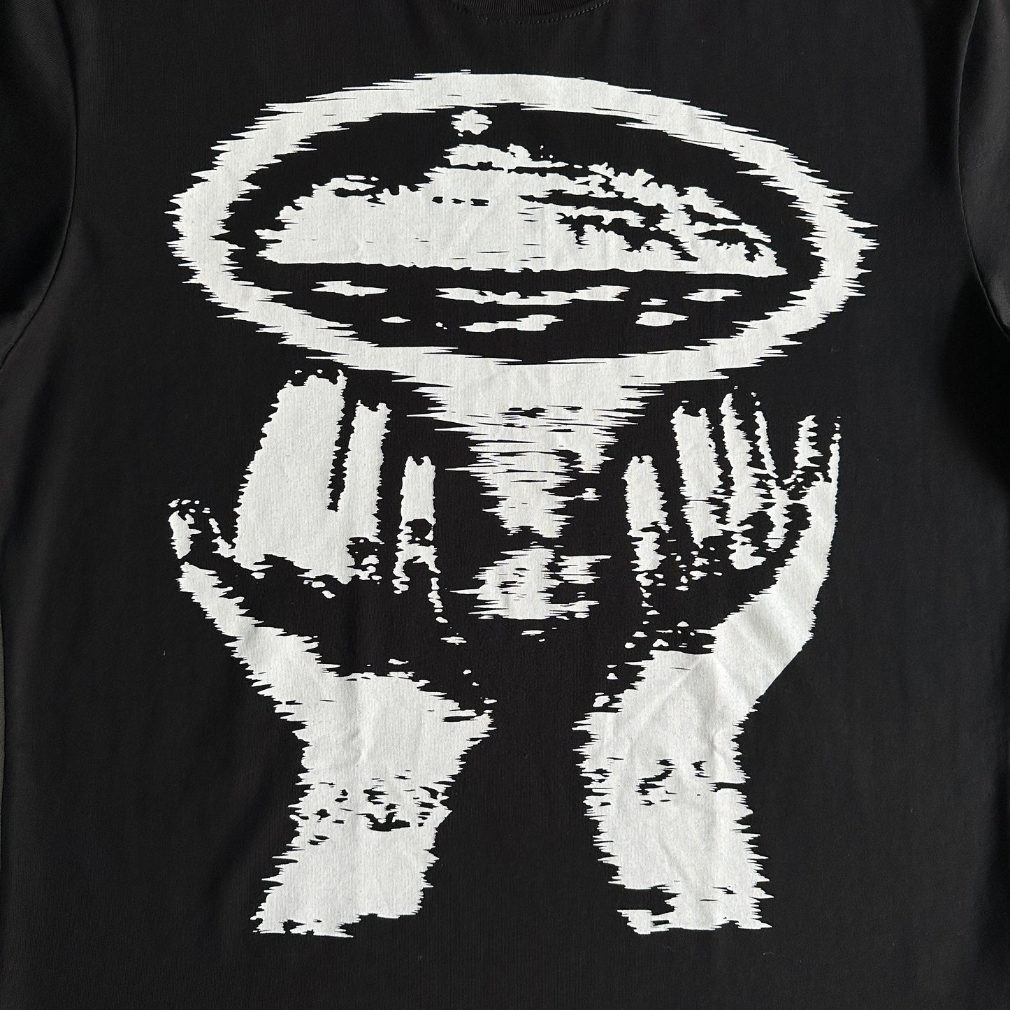 Alcatraz hand print t-shirt