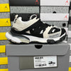 BLG Track Grey Black and White Mesh and Suede Like Fabric