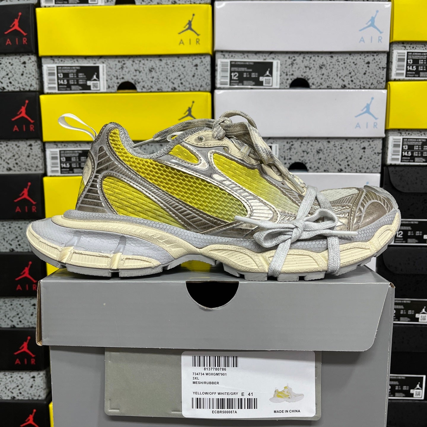 BLG 3XL Yellow/White/Grey