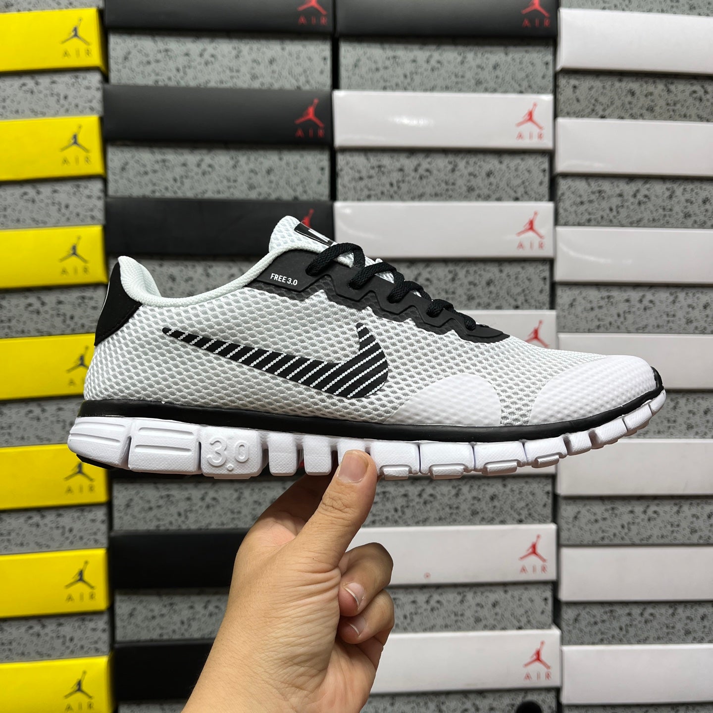 Nk Free 3.0 V2 Black/White