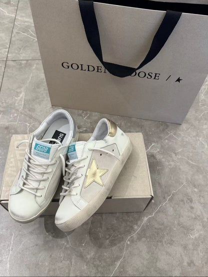 GDGS Superstar Silver Star 2 Tones Lether