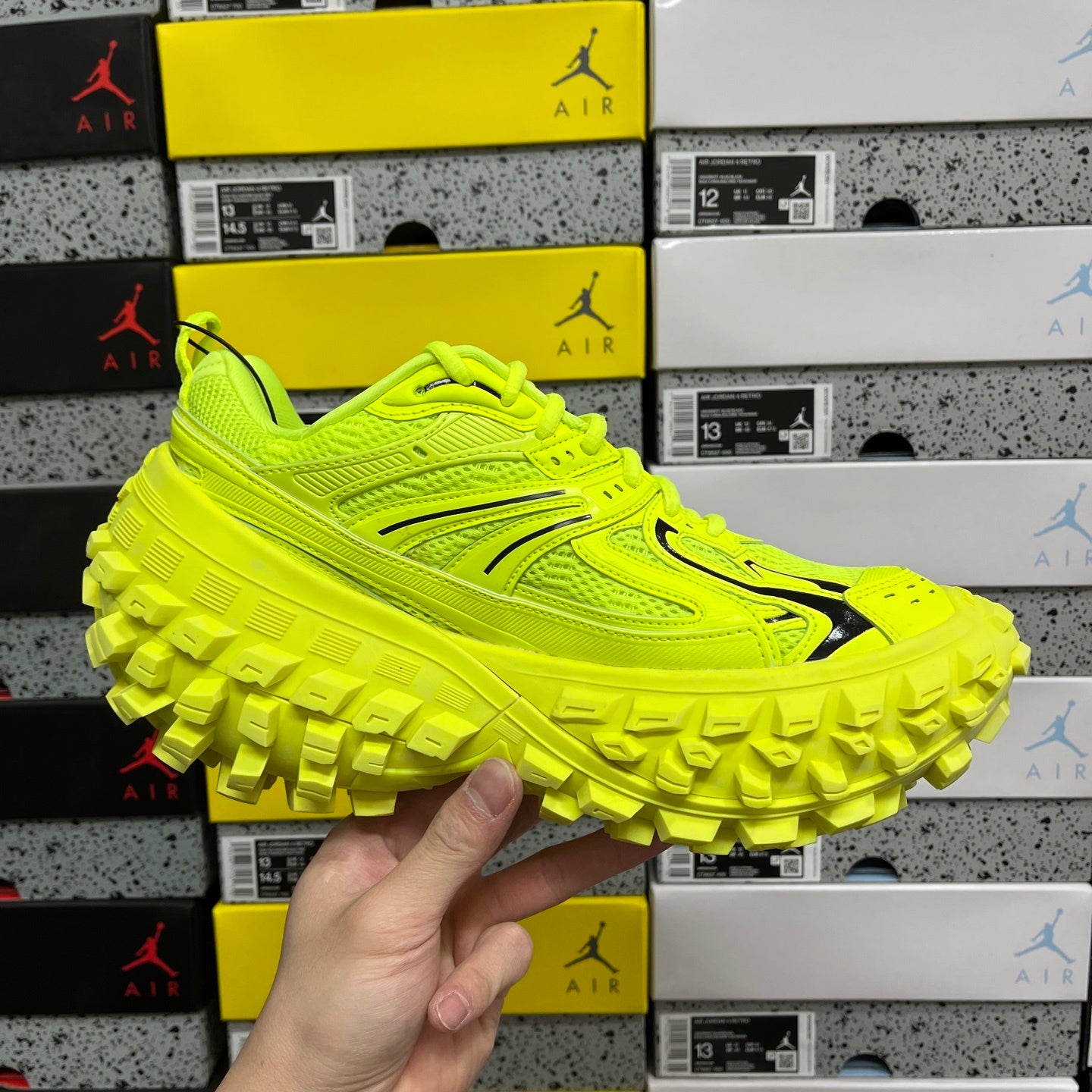 Defender Rubber Platform Fluo Yellow/Black