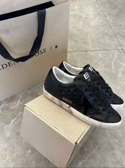 GDGS Superstar Black 2 Tones Lether Diamond