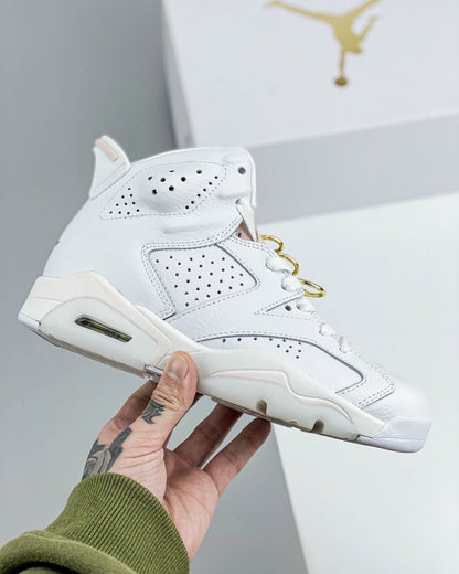 AJ6 Gold Hoops