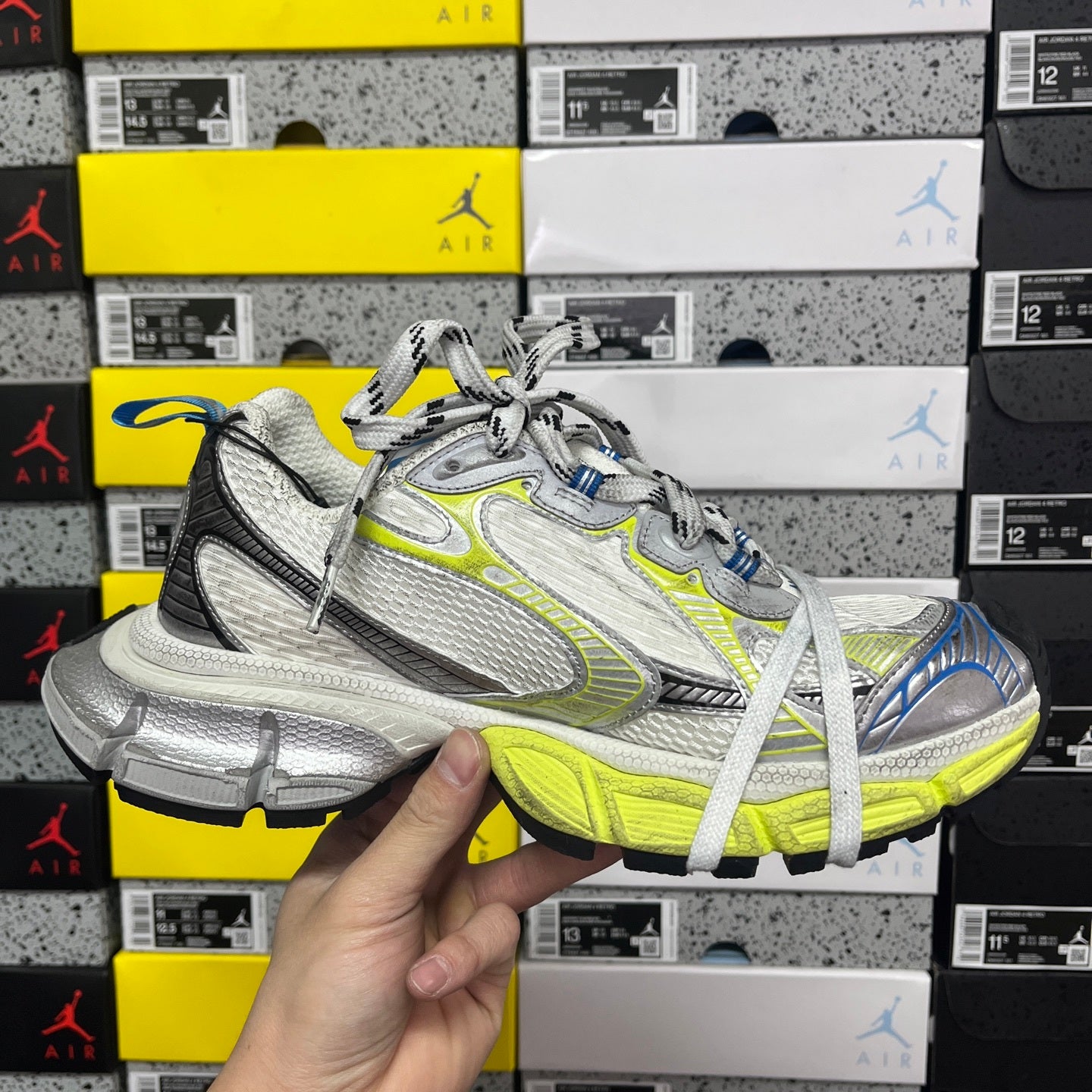 BLG 3XL White/Yellow/Blue