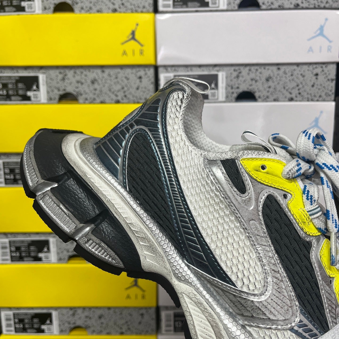 BLG 3XL White/Blue/Yellow