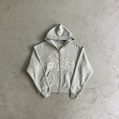 BPM zip up grey