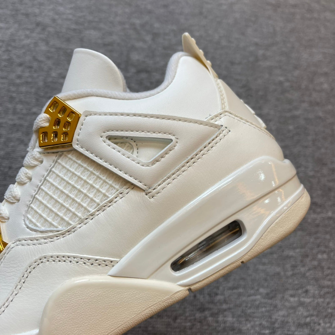 AJ4  Retro Metallic Gold