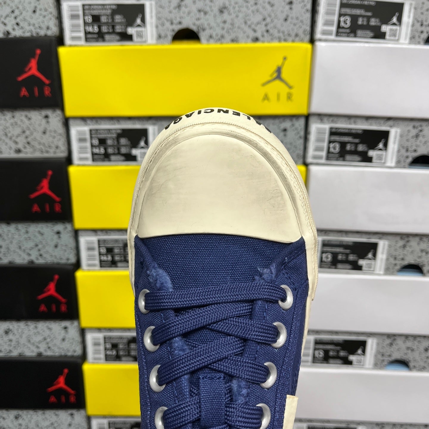 BLG Paris Mule Destroyed - Blue
