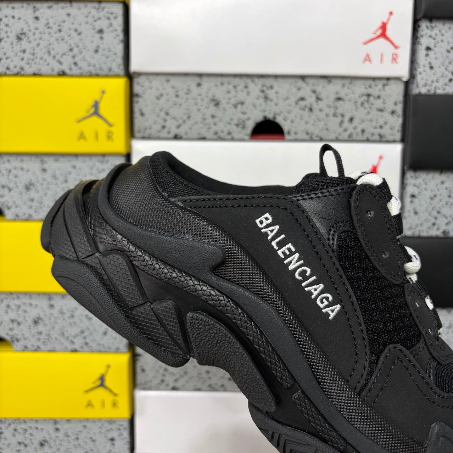 BLG Triple S Mule Black