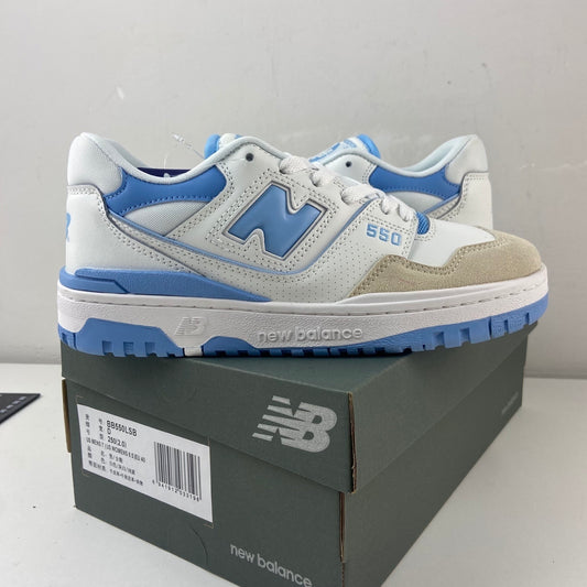 550 Baby Blue and White
