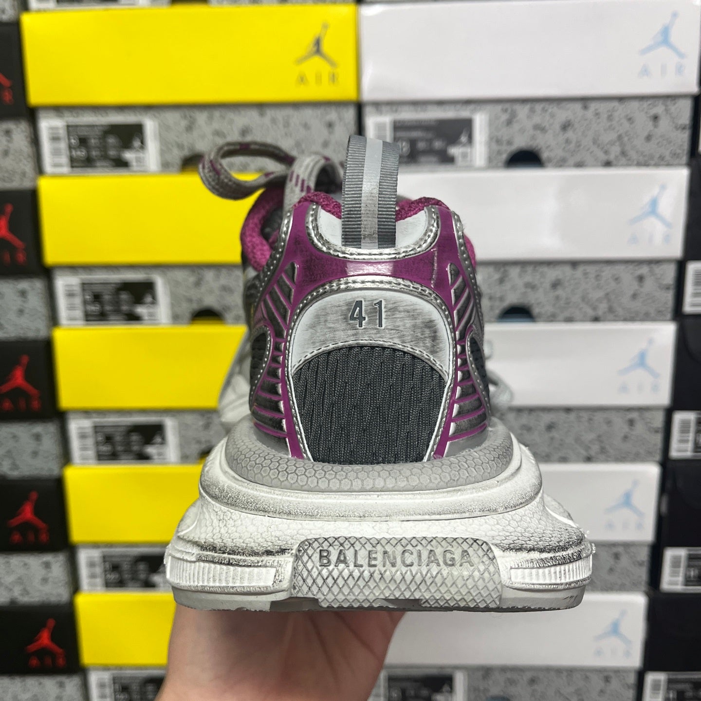 BLG 3XL White/Pink/Grey