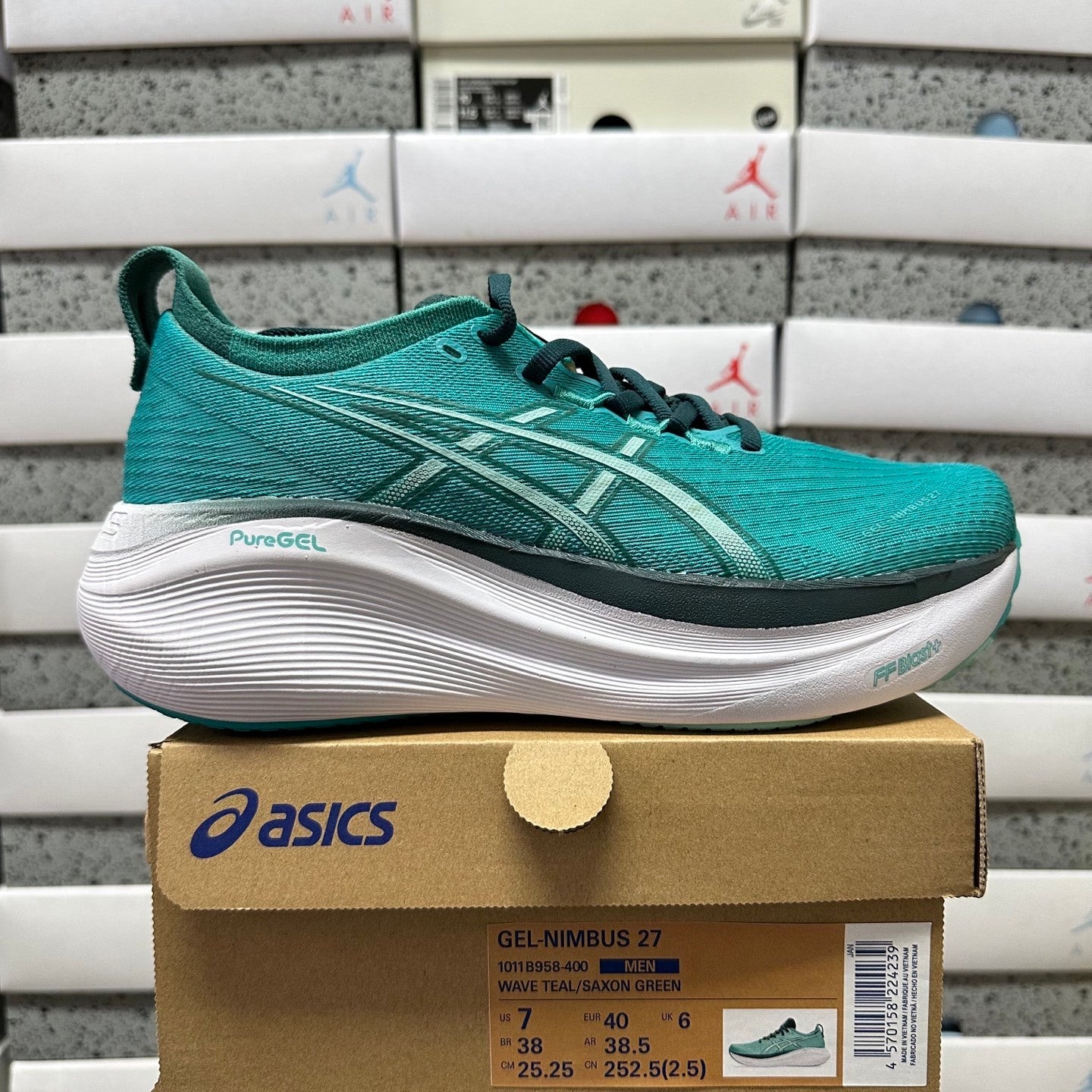 GEL-NIMBUS 27 Wave Teal/Sexon Green