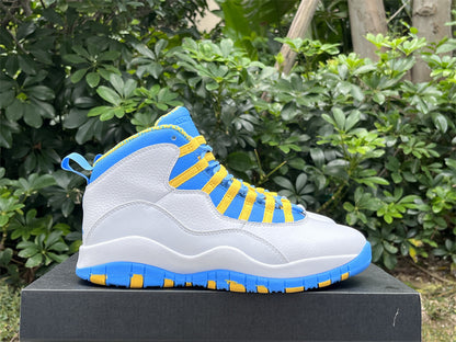 AJ10 White and Blue