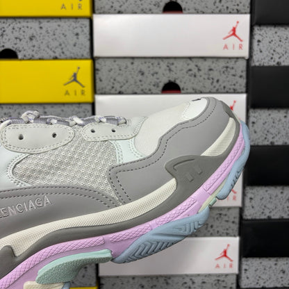 BLG Triple S White/Grey/Pink/Blue