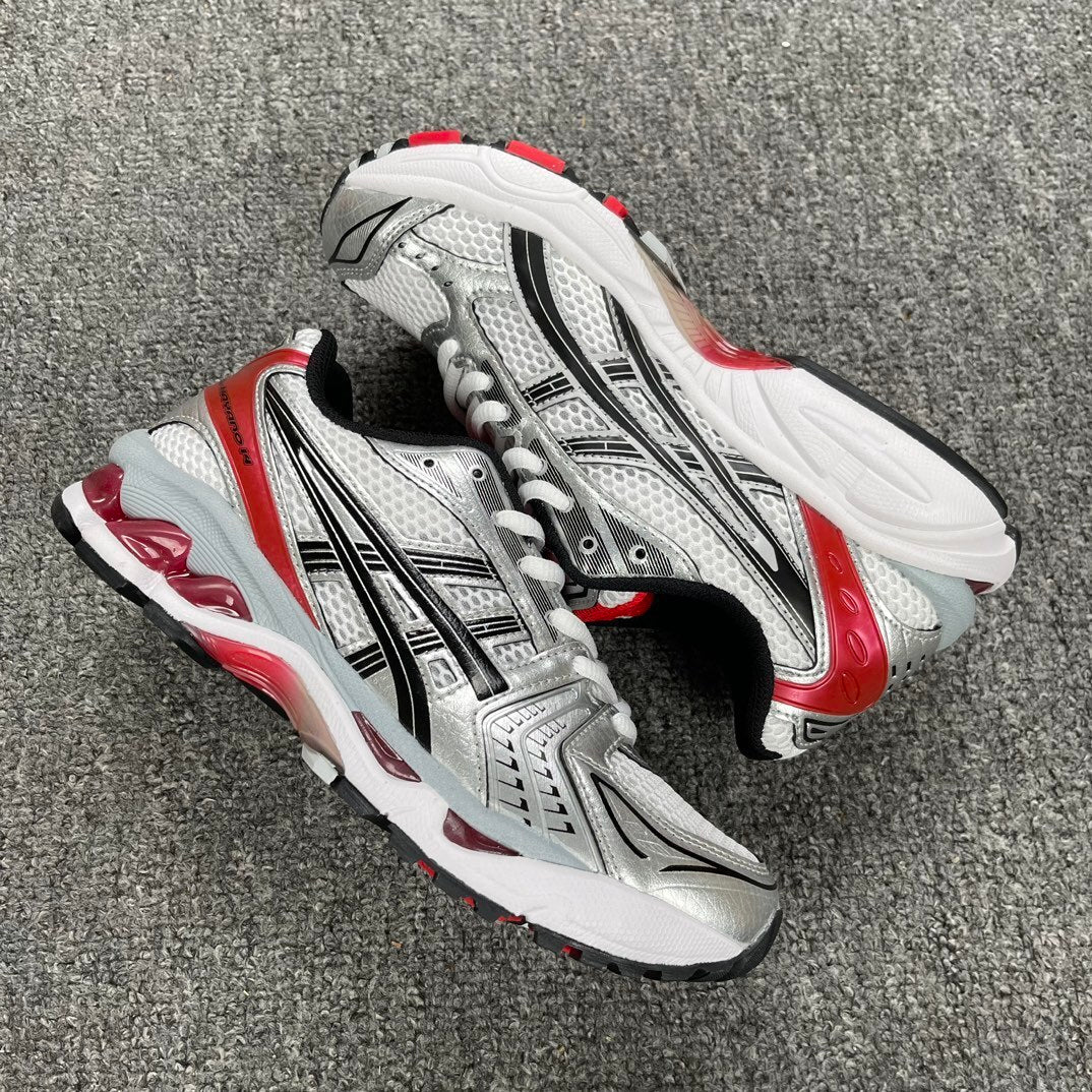 Kayano 14 Silver Black Red