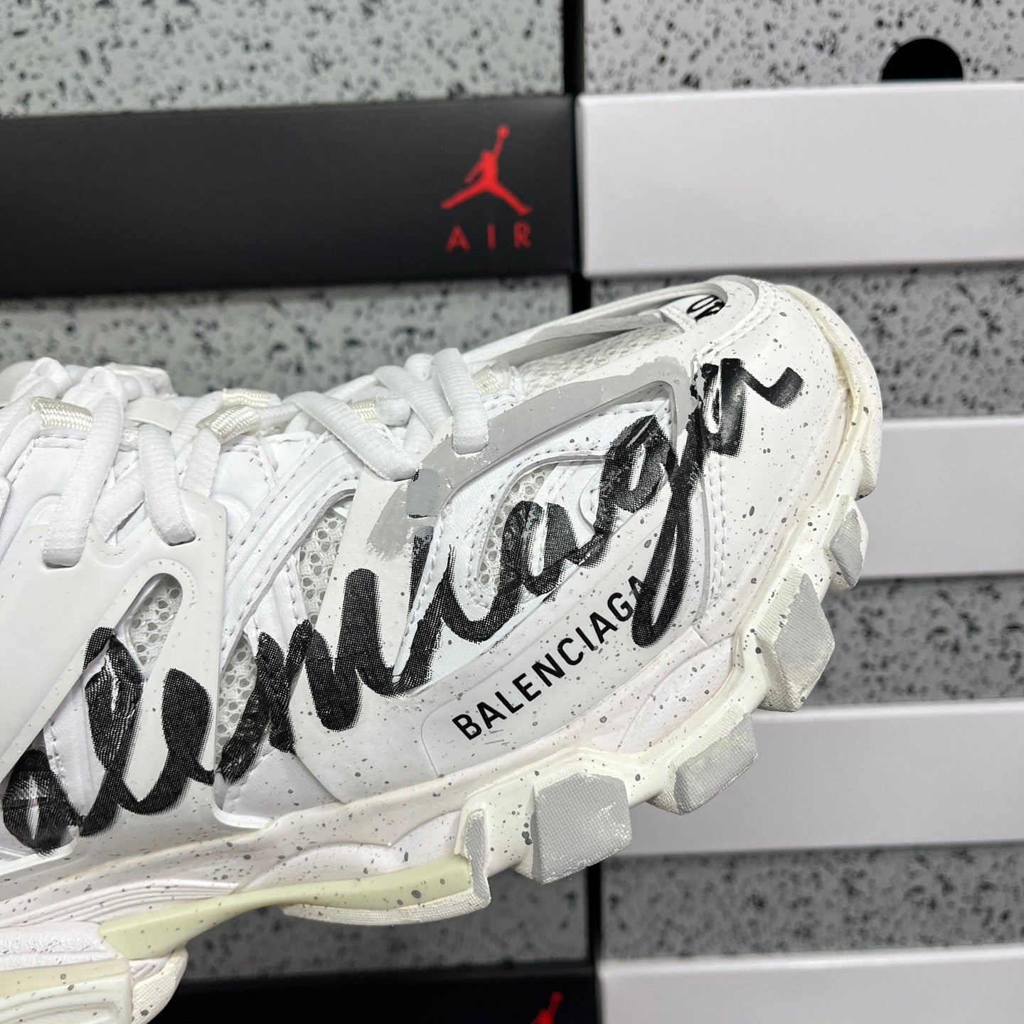 BLG Track Signature - White