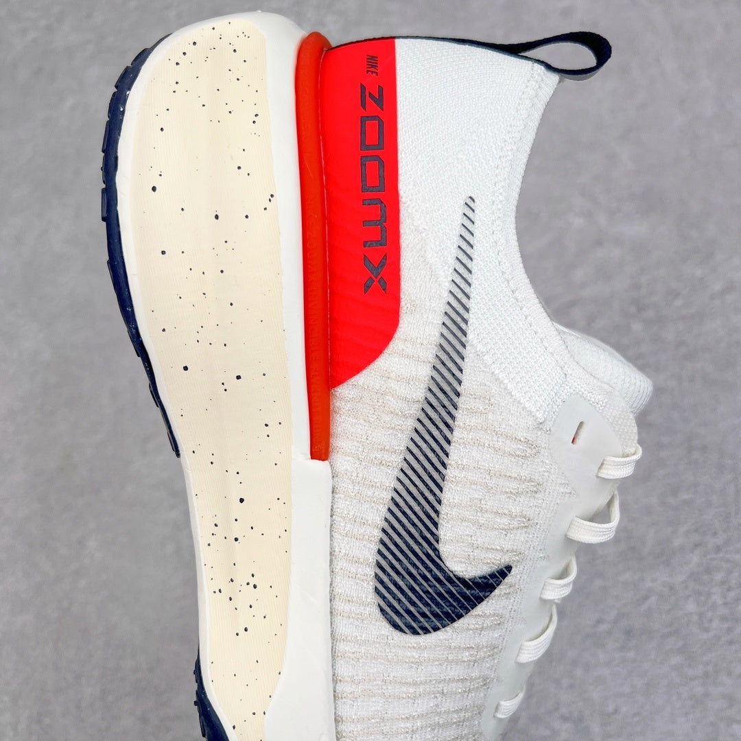 ZoomX Invincible Run Flyknit 3 White Bright Crimson