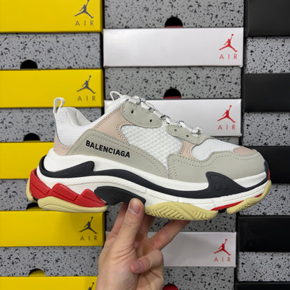 BLG Triple S Mule White/Black/Red/Beige
