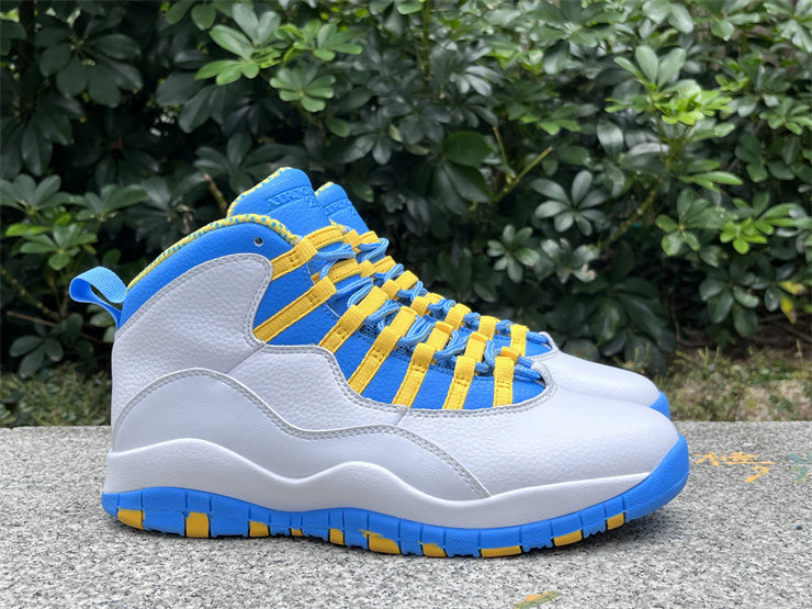 AJ10 White and Blue