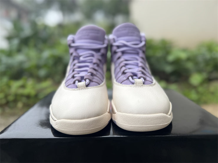 AJ10 White and Purple