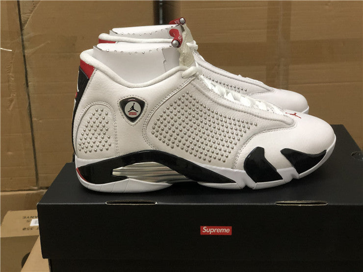 AJ14 Sup White and Red